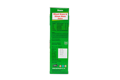 Shane I Wheat Grass I Giloye Stem Juice I Enriched with Aloevera+Amla Juice I Tulsi I No Artificial Colour & Flavour Added I 500 ML