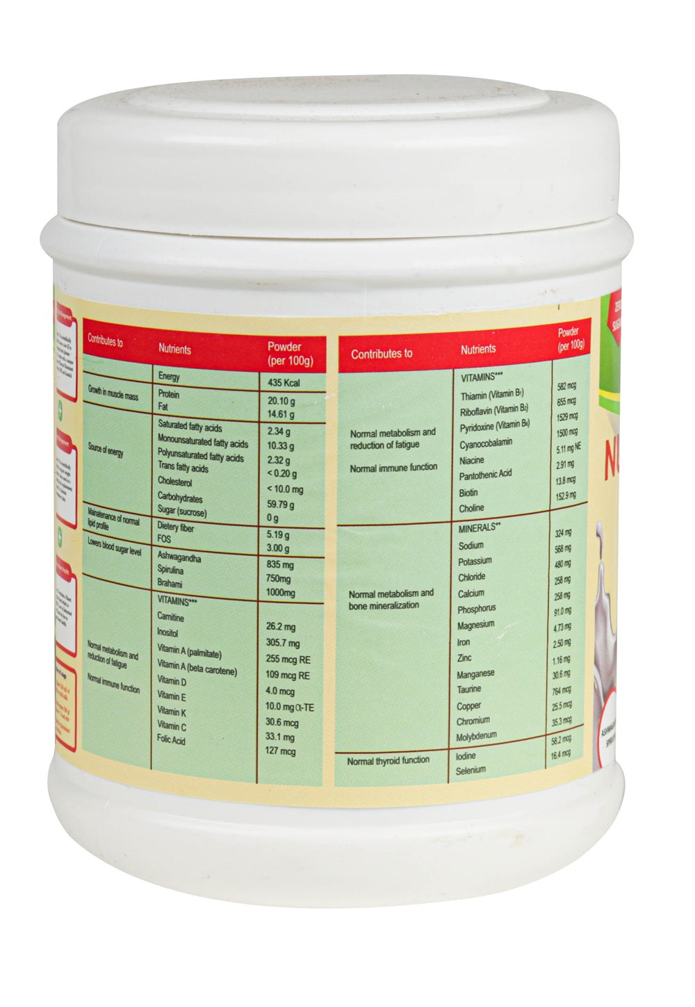 Nutrijuven-D I Diabetic Care I Protein Supplement with added benefits of Divine Herbs like I Ashwagandha with Zero Sugar