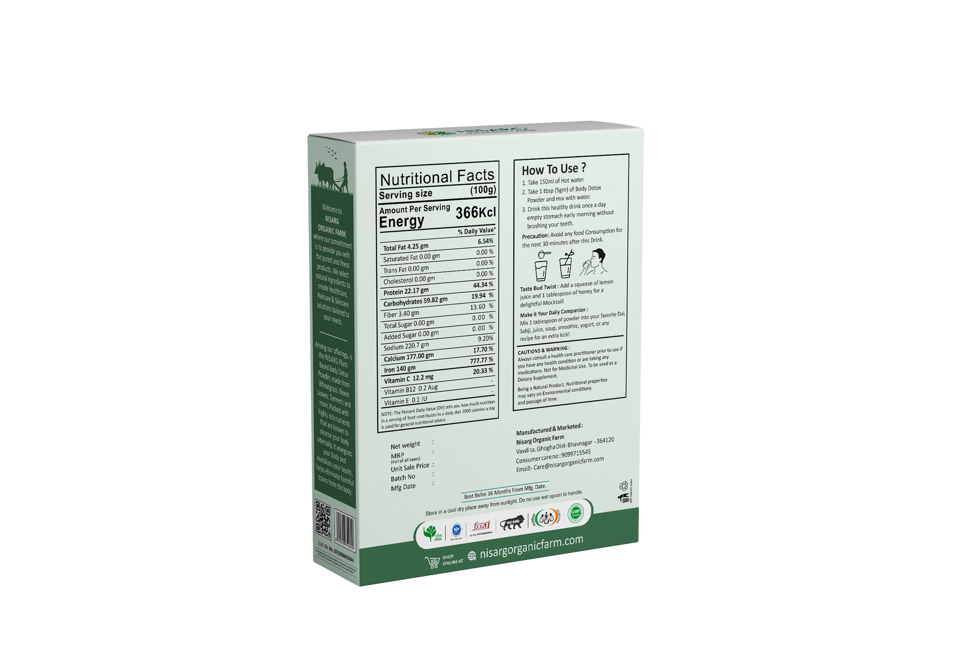 Nisarg Organic Body Detox Supplements Powder