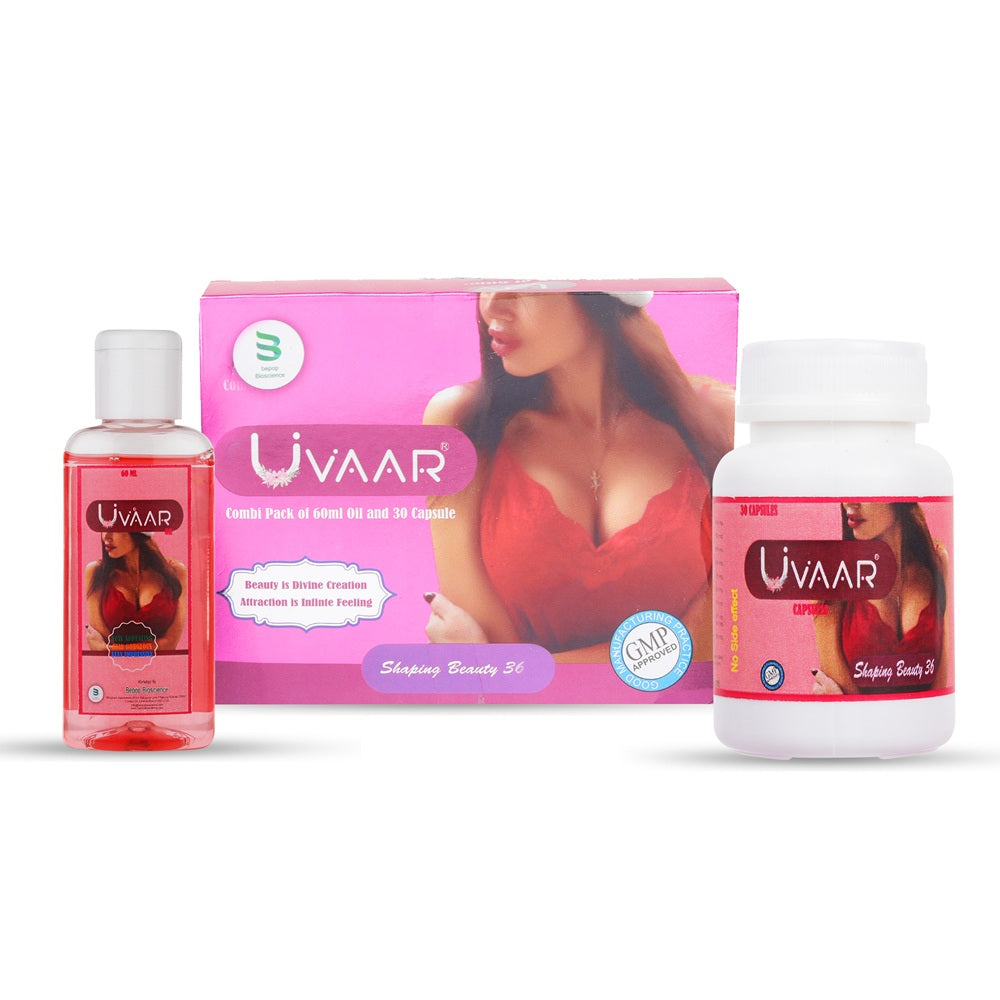 Uvaar I بریسٹ آئل برائے خواتین I 60 ML اور 30 ​​کیپسول