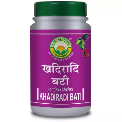 Basic Ayurveda Khadiradi Bati