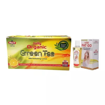 Jolly Fat Go Slimming Oil & Organic Green Tea (Combo Pack) (1Pack)