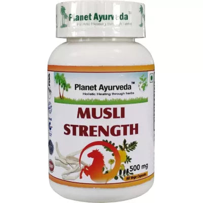 Planet Ayurveda Musli Strength Capsule