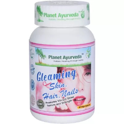 Planet Ayurveda Gleaming Skin Hair & Nails Formula Capsule