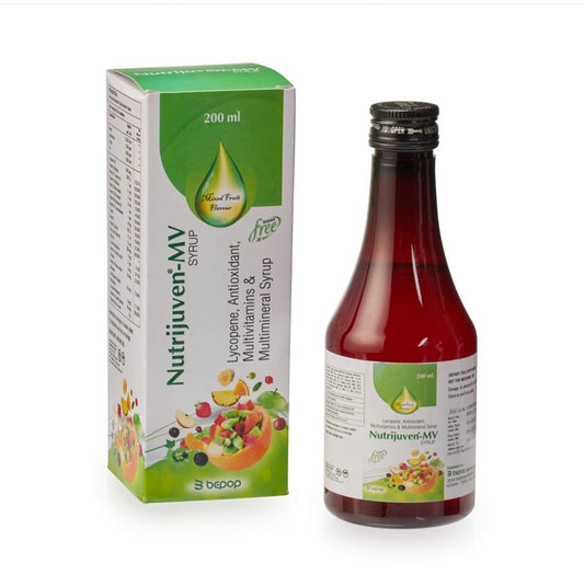 Nutrijuven I MV Syrup I Lycopene I Antioxidant I Multivitamins I Multimineral Syrup I Free Sugar