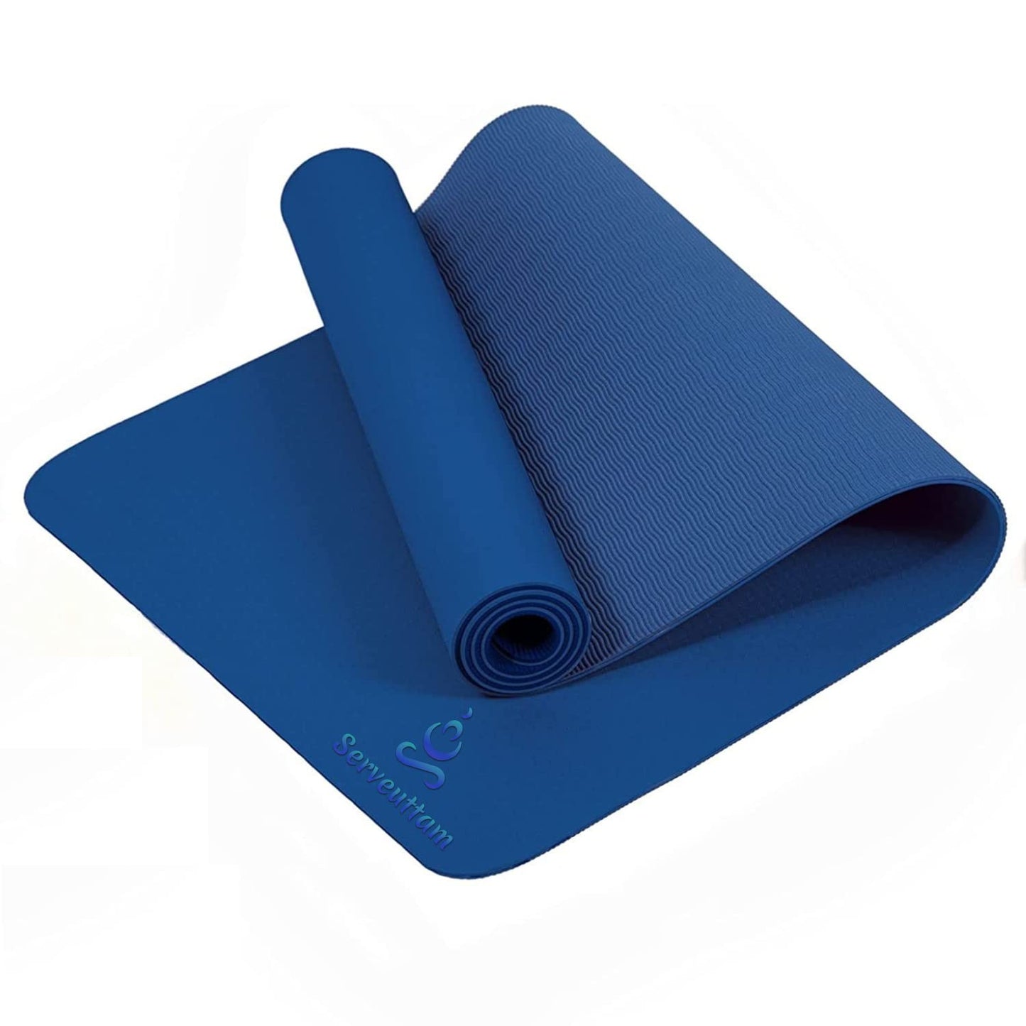 Yoga mat for exercise at home - 6mm Thick Eco Friendly Made of TPE Yoga Mats | Gym Mat Easy to Fold and Clean