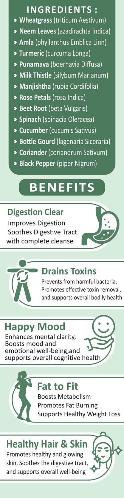 Nisarg Organic Body Detox Supplements Powder