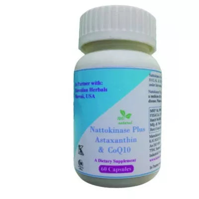 Hawaiian Herbal Nattokinase Plus Astaxanthin & COQ10 Capsules