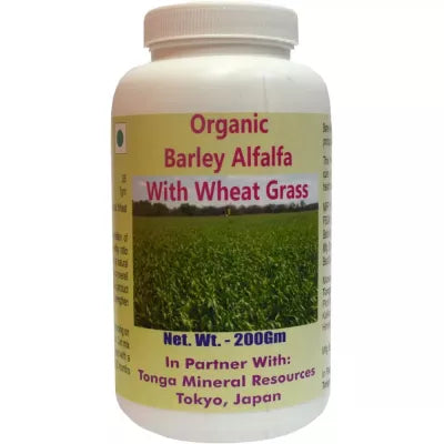 Tonga Herbs Organic Barley Alfalfa With Wheat Grass Powder