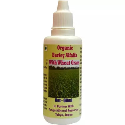 Tonga Herbs Organic Barley Alfalfa With Wheat Grass Drops