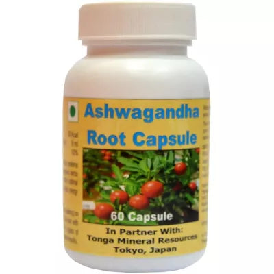 Tonga Herbs Ashwagandha Root Capsules