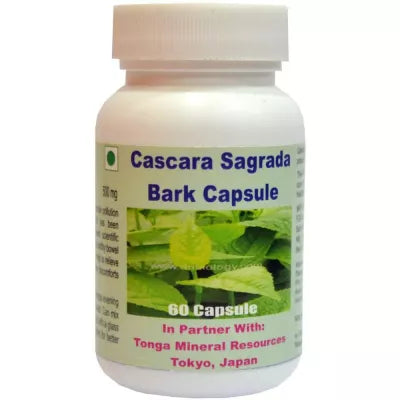 Tonga Herbs Cascara Sagrada Bark Capsules