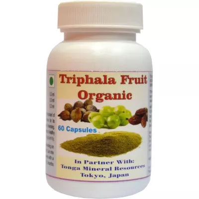 Tonga Herbs Triphala Fruit Organic Capsules