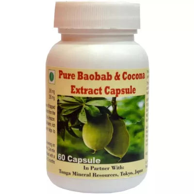 Tonga Herbs Pure Baobab & Conc. Extract Capsules