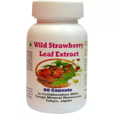 Tonga Herbs Wild Strawberry Leaf Extract Capsules