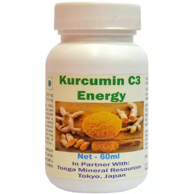 Tonga Herbs Kurkumin C3 Energy Capsules