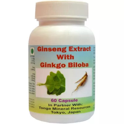 Tonga Herbs Ginseng Extract With Ginkgo Biloba Capsules