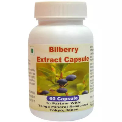 Tonga Herbs Bilberry Extract Capsules