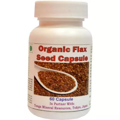 Tonga Herbs Organic Flax Seed Capsules