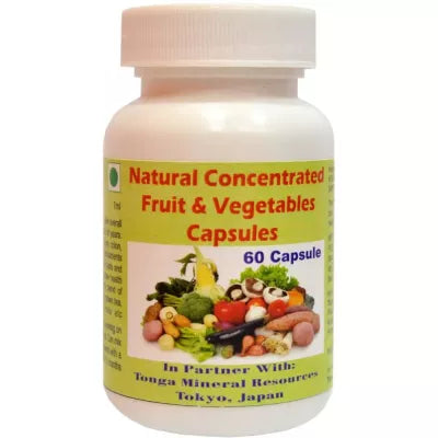 Tonga Herbs Natural Concentrated Fruits And Vegetable Capsules