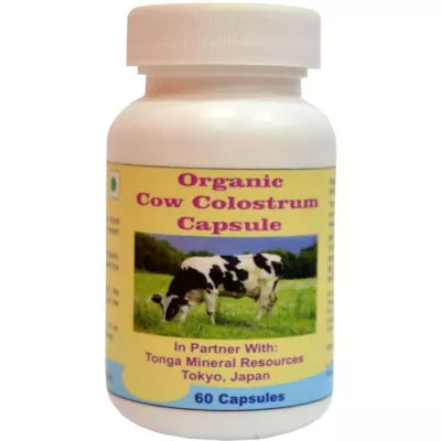 Tonga Herbs Organic Cow Colostrum Capsules