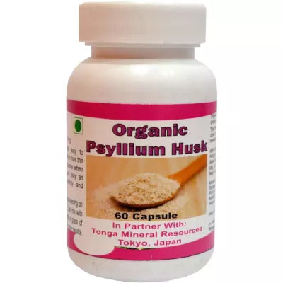 Tonga Herbs Organic Psyllium Husk Capsules