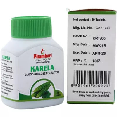 Pitambari Karela Blood Glucose Regulator Tablets