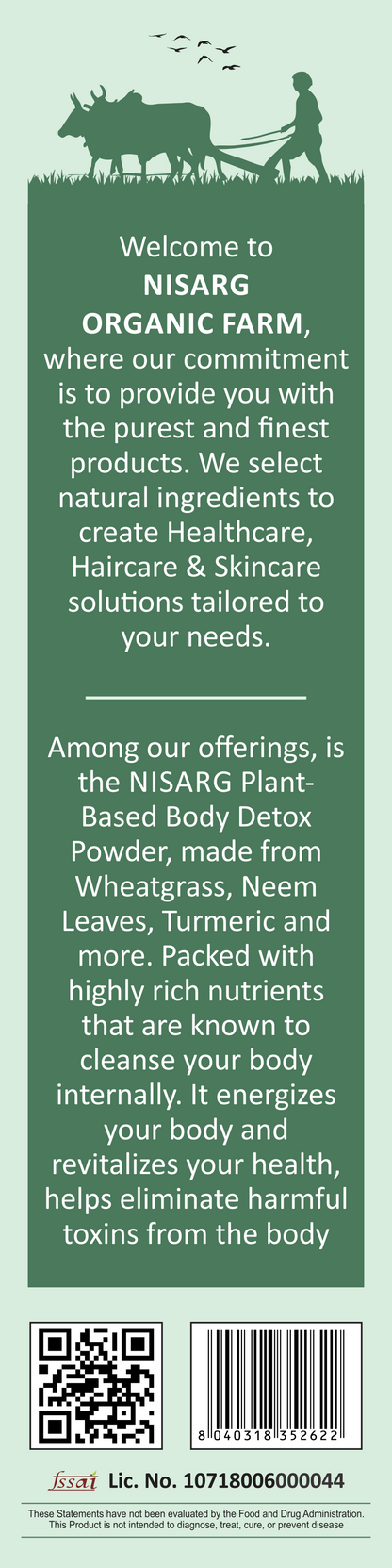Nisarg Organic Body Detox Supplements Powder