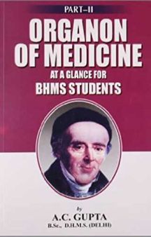 Organon Of Medicine At A Glance (Part-Ii)