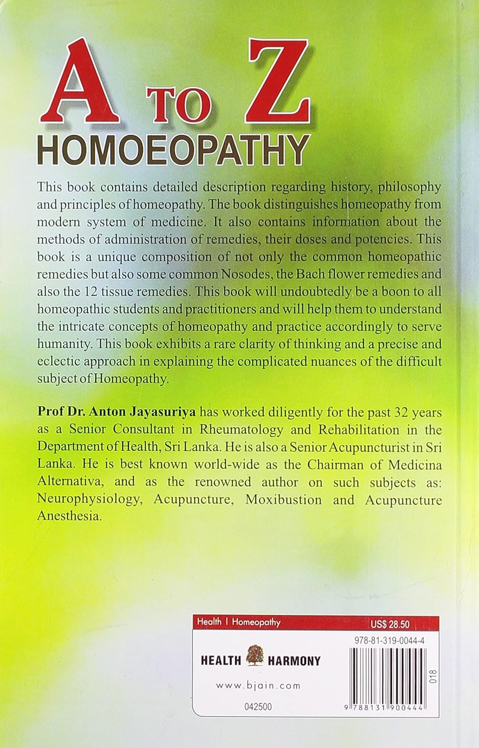 A To Z Homeopathy (Clinical Homeopathy)