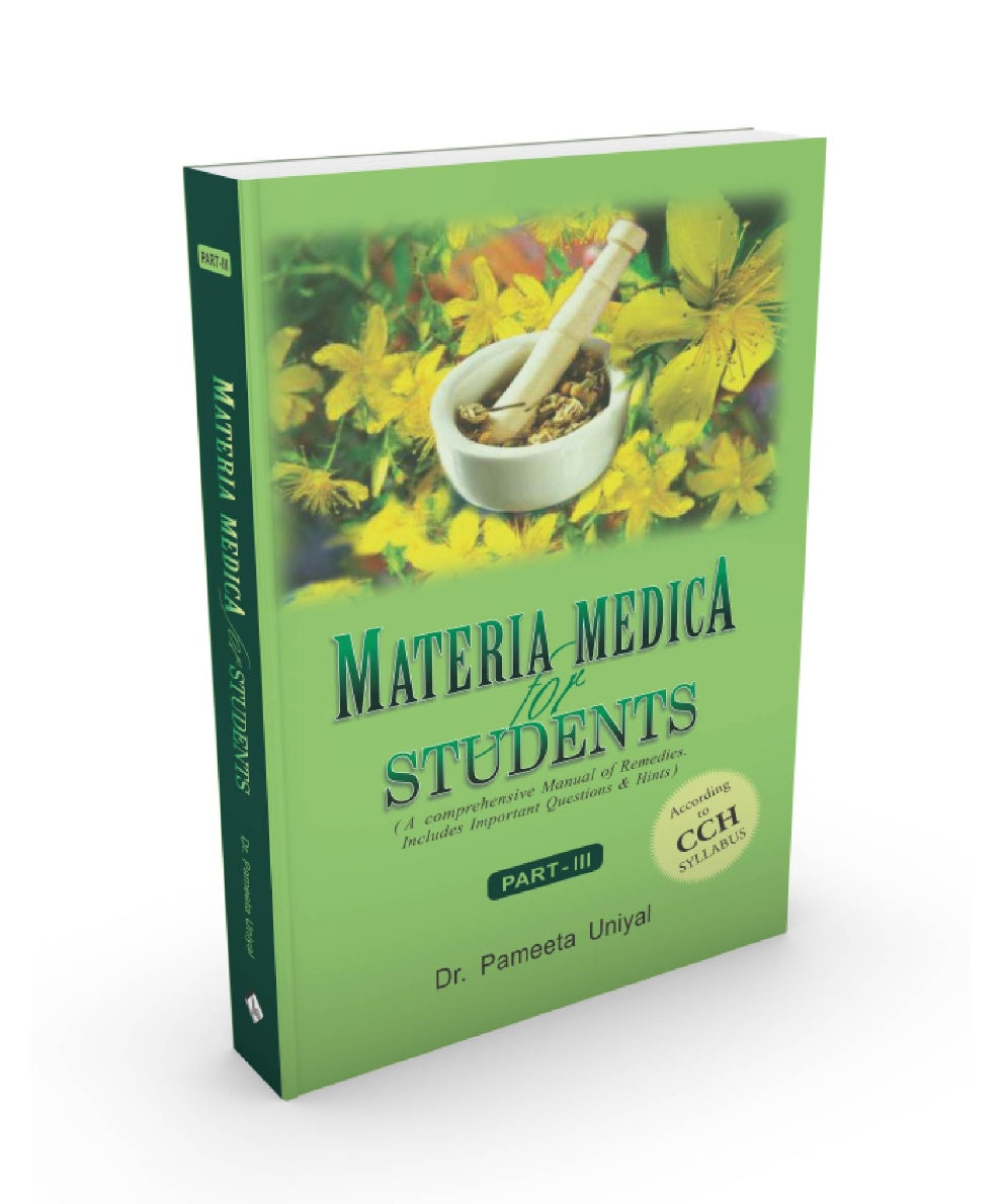 Materia Medica For Students -Iii