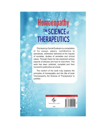 Homoeopathy The Science Of Therapeutics