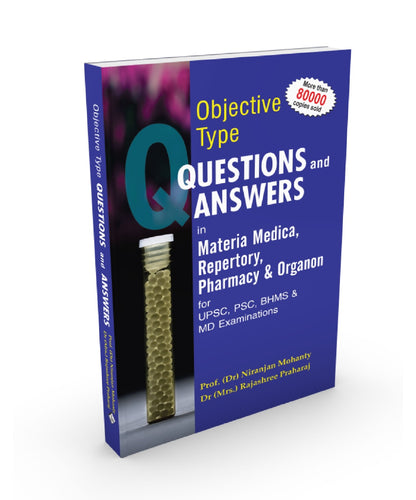 Objective Type Question And Answer In Materia Medica Repertory Pharmacy & Organon