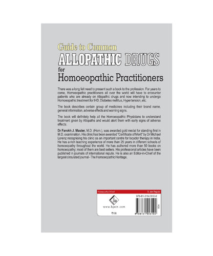 Guide To Common Allopathic Drugs For Homoeopathic Practitioners