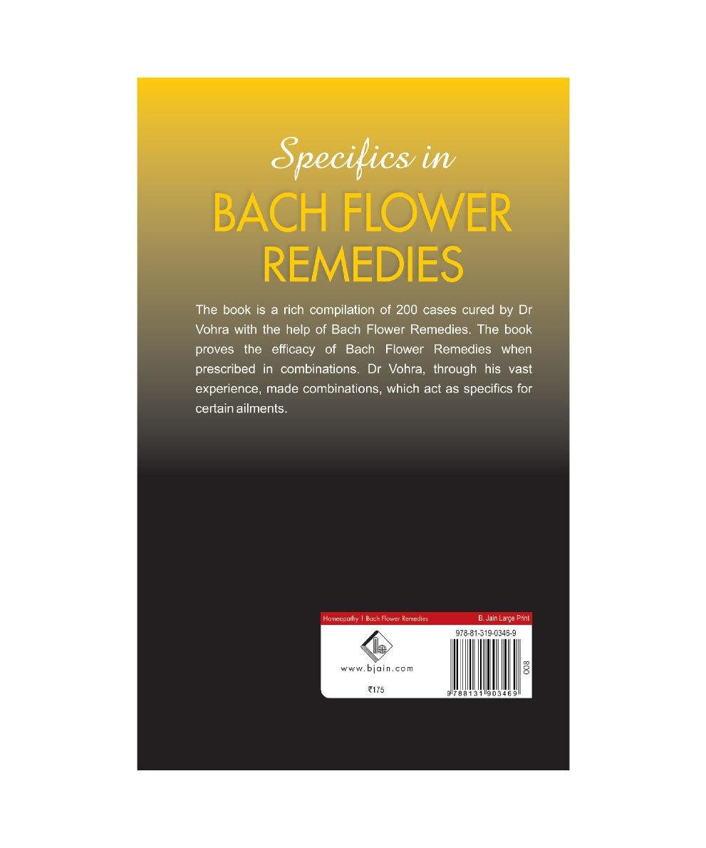 Specifics In Bach Flower Remedies