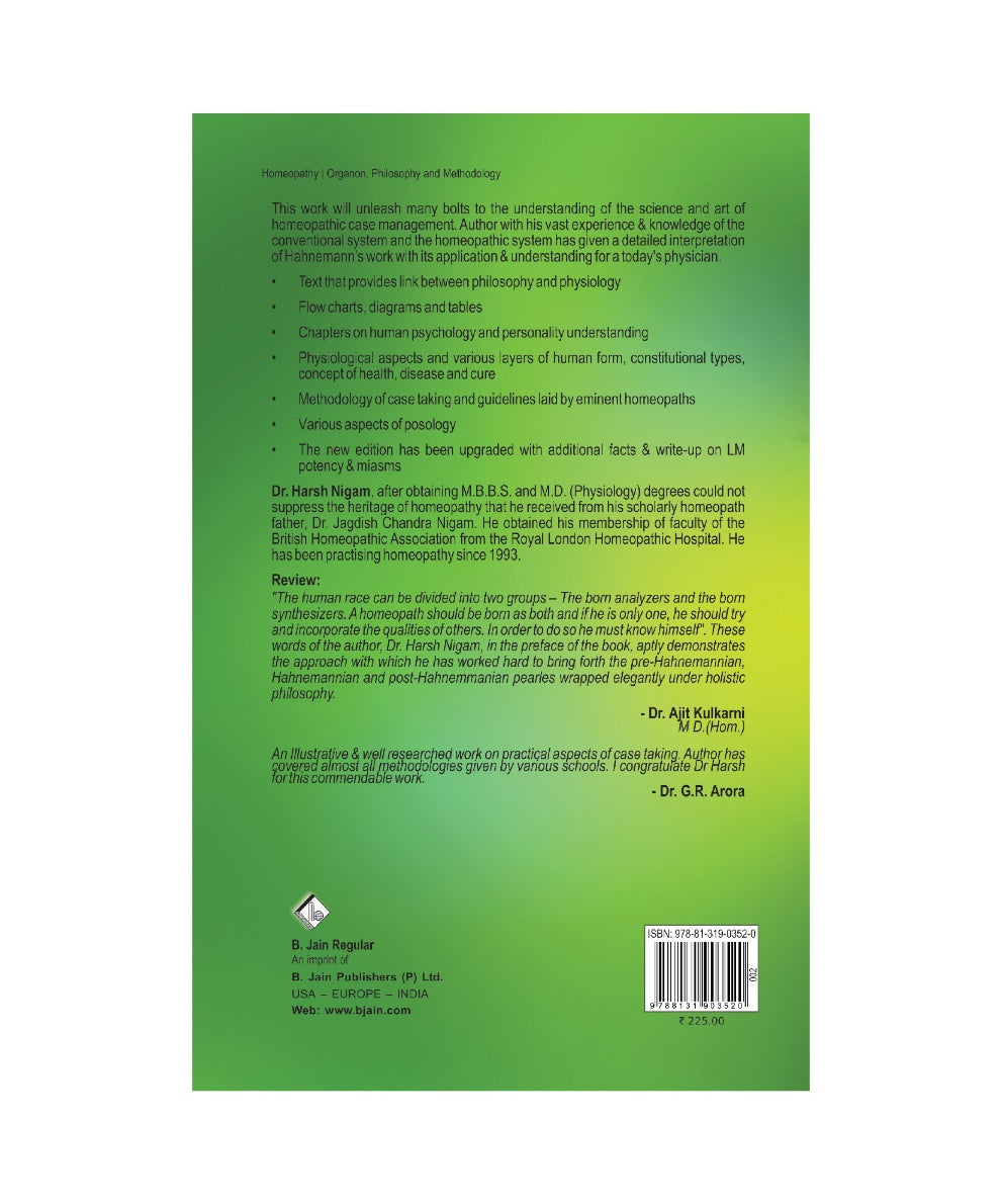 Principles & Practice Of Homoeopathic Case Management