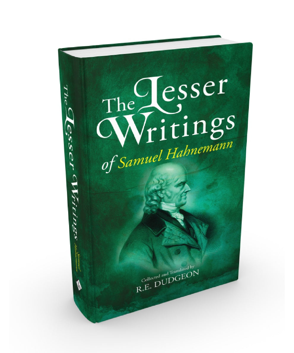 The Lesser Writings Of Hahnemann