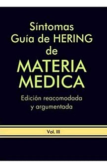 Sã­Ntomas Guã­A De Hering De Materia Medica Vol -Iii