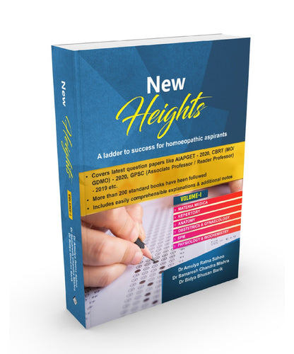 New Heights (Volume -1 ) - Mcq'S Book For Homeopaths