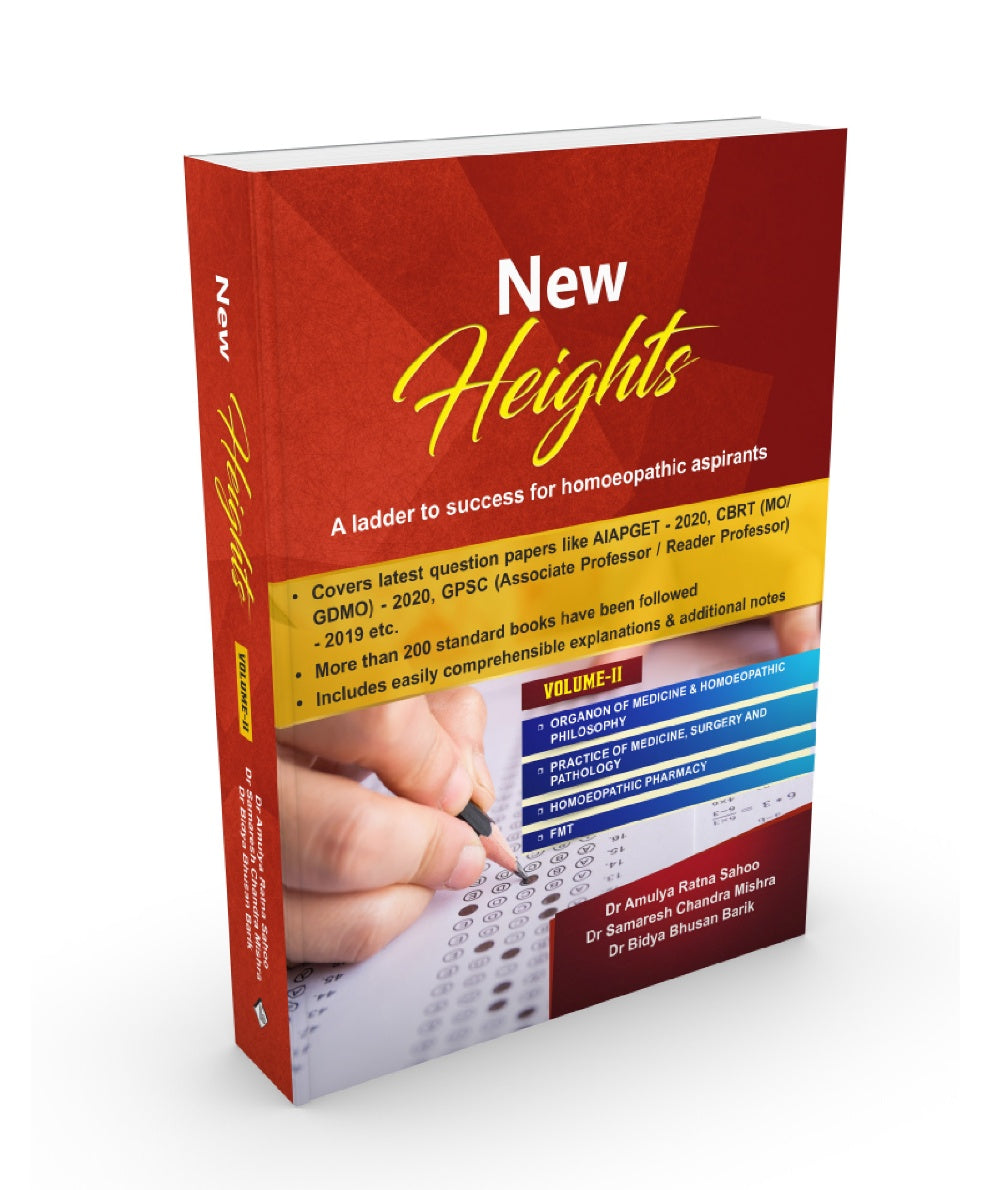 New Heights (Volume - 2) - Mcq'S Book For Homeopaths