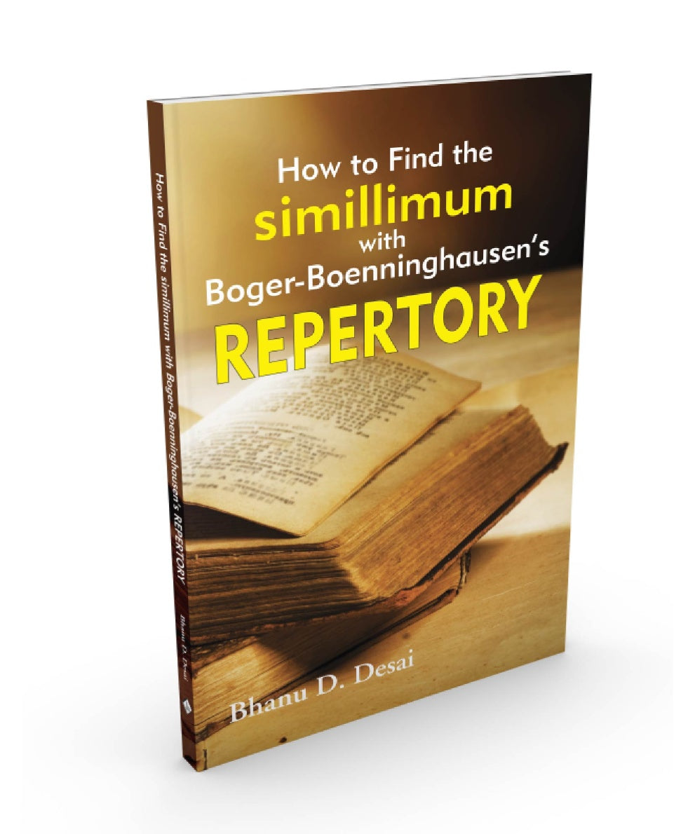 How To Find The Simillimum With Boger-Boenninghausens Repertory