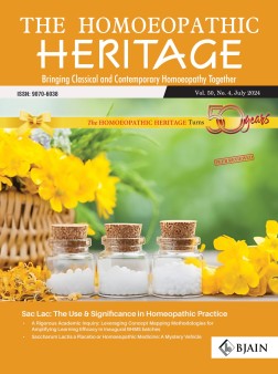 The Homoeopathic Heritage July 2024 Issue