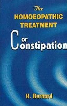 The Homoeopathic Treatment Of Constipation