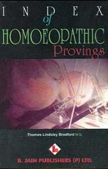 Index To Homoeopathic Provings