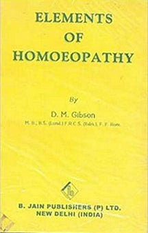 Elements Of Homoeopathy