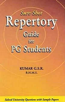 Sure Shot Repertory Guide For Pg Students