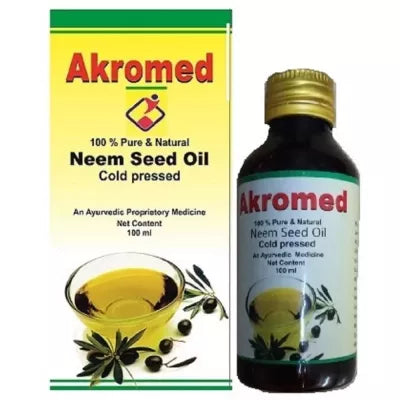 Akromed Neem Oil Cold Pressed 100% Pure