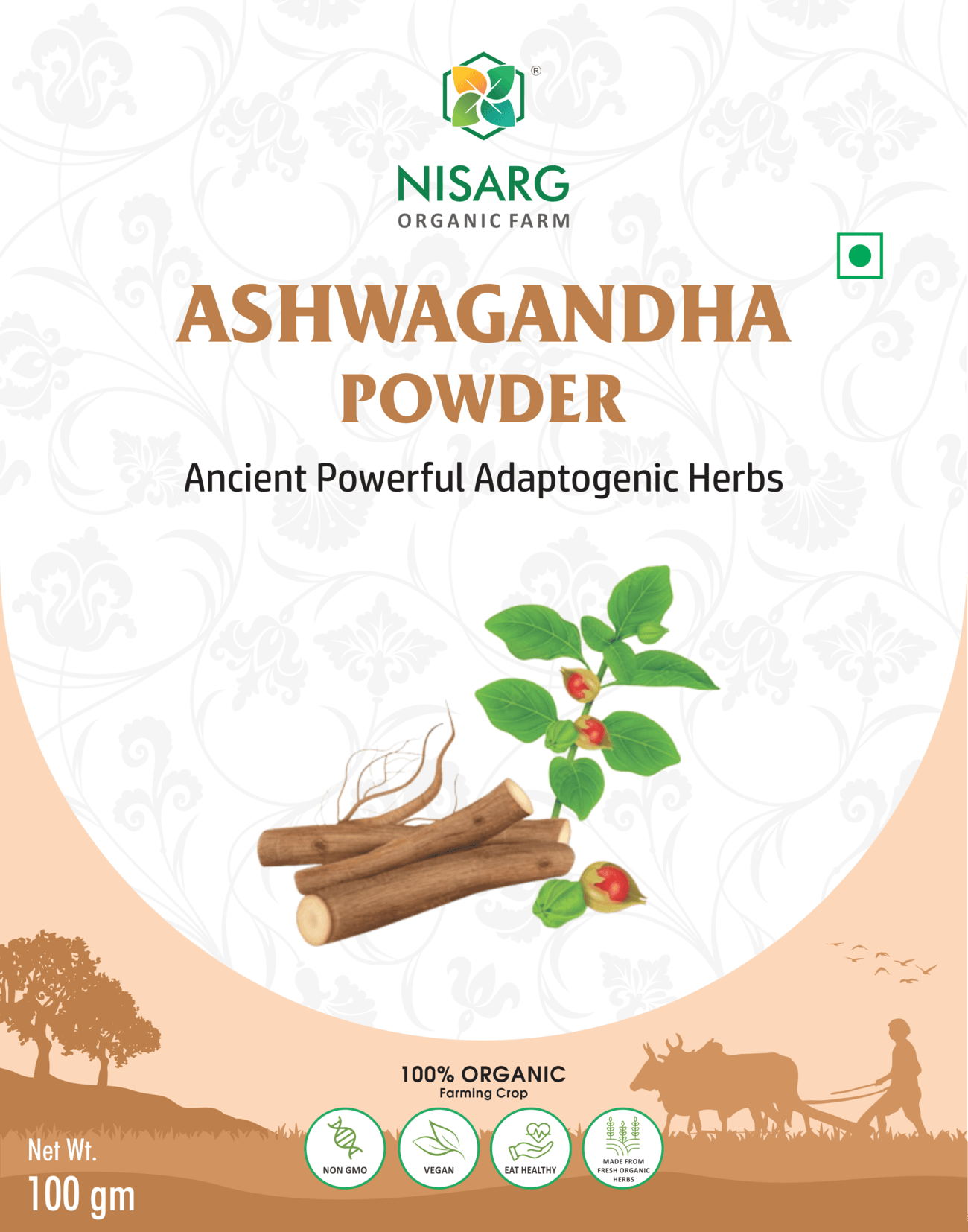 Nisarg Organic Farm Ashwagandha Powder