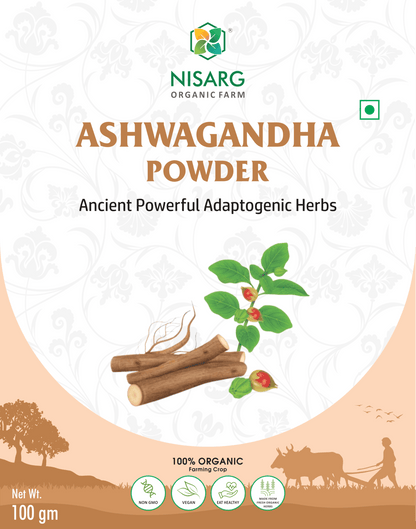 Nisarg Organic Farm Ashwagandha Powder