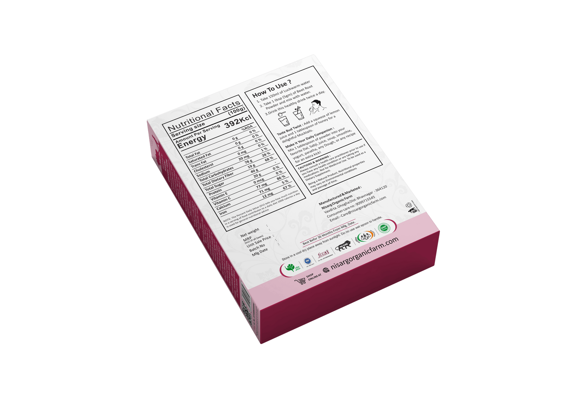 Nisarg Organic Farm Beetroot Powder